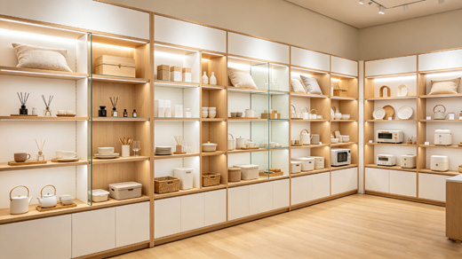 潜江家居生活展柜